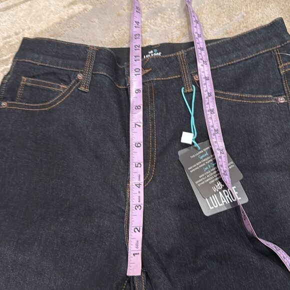 Lularoe skinny fit dark wash stretch jeans size 30 new with tags high rise - Picture 9 of 11